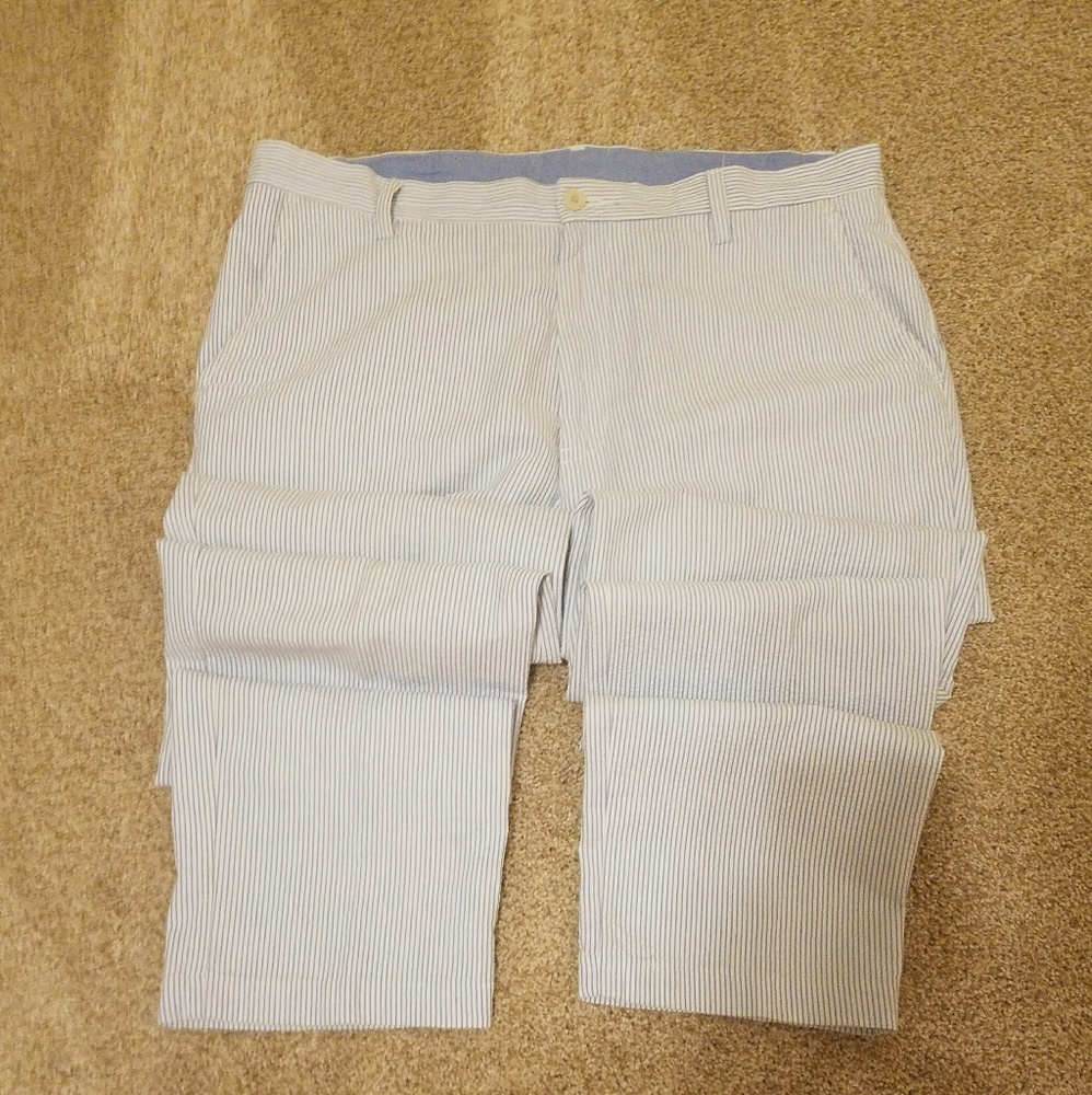 Seer sucker slacks must have closet staple!